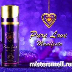 Дезодорант Fragrance World Pure Love Manifesto (ОАЭ)