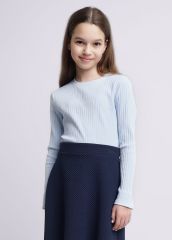544176 CLEVER Фуфайка св.голубой