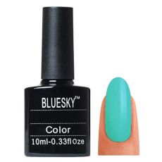 Bluesky Гель-лак для ногтей / Classic 187 SU, бирюзовый, 10 мл