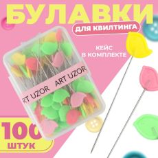 Булавки для квилтинга «Птичка», 53 мм, 100 шт., разноцветные