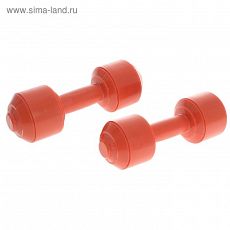 478274 Гантели 1,5 кг, набор 2 шт., цвета микс