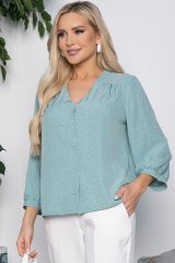 Б10519 LT Collection Блуза мятный
