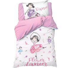 4702784 Постельное бельё 1.5-спальное «Этель» Flower dancer, бязь