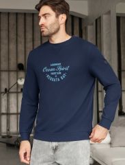 551454 VILATTE Джемпер св.синий_ocean spirit