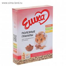 1273798 Гранулированный корм «Ешка. Полезные гранулы» для хомяков , 400 г