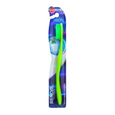 10408029 Зубная щетка Rendal Neon, средней жесткости МИКС