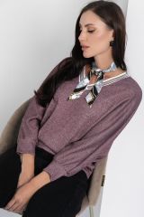 501218 LT Collection Джемпер пыльной розы