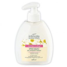 015848 Belita Intimate. Крем-мыло для интимной гигиены с антимикробным триклозаном, 300 мл