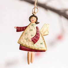 Ёлочные игрушки - ангелы, 4 варианта