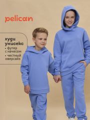 477421 PELICAN Толстовка Голубой