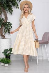 П10448 Платье LADY TAIGA Жёлтый
