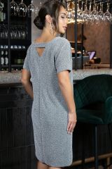 П11558 Платье LADY TAIGA Серебро