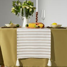 Дорожка SL HOME Strict line 40×142+/-3 см, лён 100%, плотность 180 г/м²