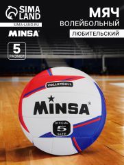 Волейбольный мяч MINSA, машинная сшивка, 18 панелей, р. 5, TPU