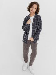 522156 MARK FORMELLE Брюки ACID WASH серый дым