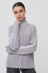 9242-94113-6100199/501 Джемпер NEWVAY Туман/белый