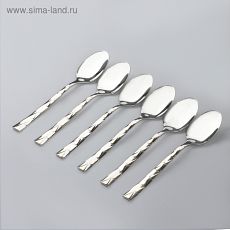 4111904 Набор ложек чайных «Готр», 15 см, 6 шт
