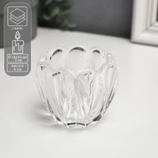 3714161 Подсвечник стекло на 1 свечу 