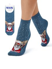 Minimi Носки MINI INVERNO 3300-9 (собаки) Acqua (Голубой)