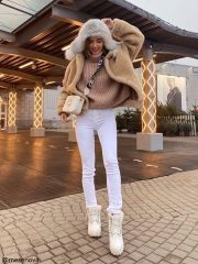 CON-128 Conte elegant Джинсы White