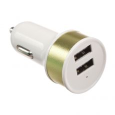 5402351 Автомобильное зарядное устройство, 2 USB, 2.1 А/1 А, МИКС
