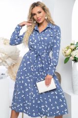 П5284 LT Collection Платье джинсовый