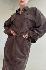 516216 RISE Рубашка Коричневый