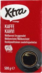 Кофе заварной X-tra suodatinkahvi keskipaahtoinen 500 гр