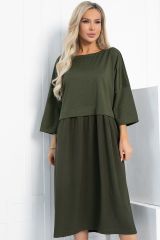 П12736-10М LT Collection Платье хаки
