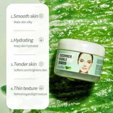 SADOER Глубоко очищающая кислородная пузырьковая глиняная маска Cucumber Bubble Mask 100 г Арт.: 2855 Состав маски вступает в реакцию с кислородом, микроскопические пузырьки проникают глубоко в поры и