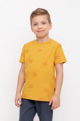 471184 CROCKID Фуфайка горчица, сыр