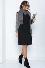 П12078 LT Collection Платье чёрный