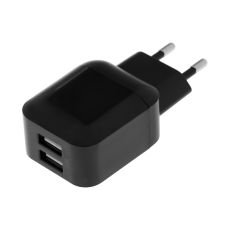9218131 Сетевое зарядное устройство Defender EPA-13, 2 USB, 2.1 А, черное