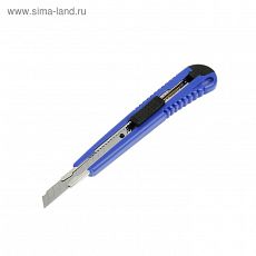 1006497 Нож универсальный TUNDRA, пластиковый корпус, металлическая направляющая, 9 мм