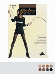 NINFA 40 Filodoro Колготки Playa (Бежевый);Nero (Черный);Cognac (Бежевый);Platino (Серый);Abbronzante (Коричневый);Glace (Коричневый);Cappuccino (Коричневый);Antracite (Серый)