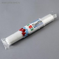 667024 Пакеты для заморозки, 3 л, 25 × 35 см, 18 мкм, рулон - 30 шт