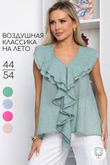Б13895-7М Блуза LADY TAIGA Светло-зеленая