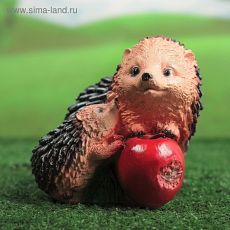 1067138 Садовая фигура "Ёжики с яблоком"
