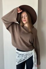 RISE Свитер WOOL041/04 Коричневый