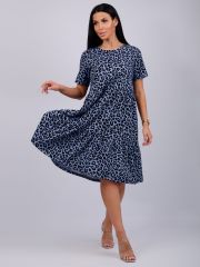 543408 Malina Платье синий/чёрный