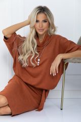 П11714 LT Collection Платье терракотовый