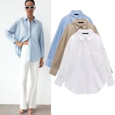 Хлопковые рубашки ZARA, 6 расцветок