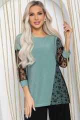 Б12217 LT Collection Джемпер фисташковый