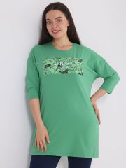 338585 Апрель Туника ярко-зеленый