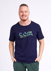 495002 CLEVER Футболка т.синий
