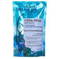 034568 Витекс DREAM SPA therapy. СОЛЬ-ПЕНА для ванн С КОЛЛАГЕНОМ И МОРСКИМИ ВОДОРОСЛЯМИ ВОССТАНАВЛИВАЮЩАЯ, 500 гр