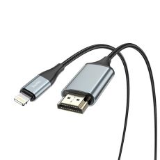 Кабель HOCO UA15 Lightning to HDMI audio video HD cable adapter 2м