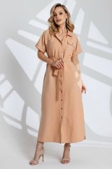 546683 RISE Платье Персиковый