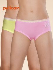 GUHB3363(2) PELICAN Трусы Светло-розовый/салатовый