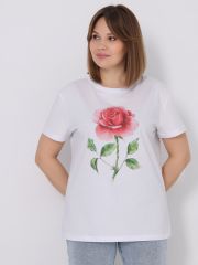 414277 Апрель Футболка белый